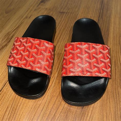 goyard inspired slides